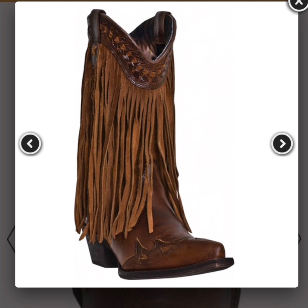 Dingo Heart Throb Fringe Boots